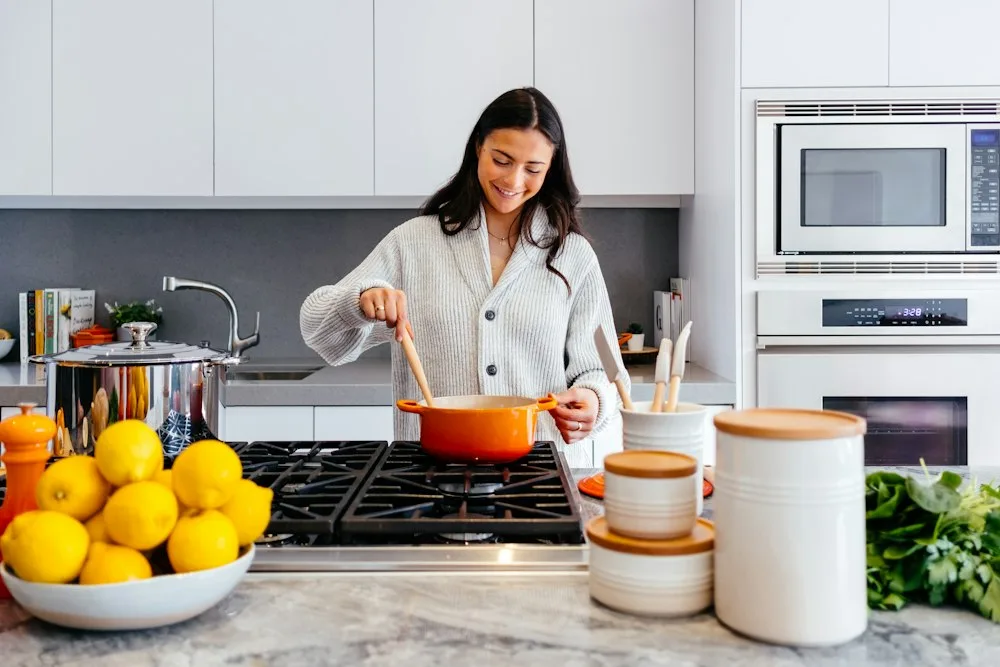 Modern kitchen with premium repaired appliances